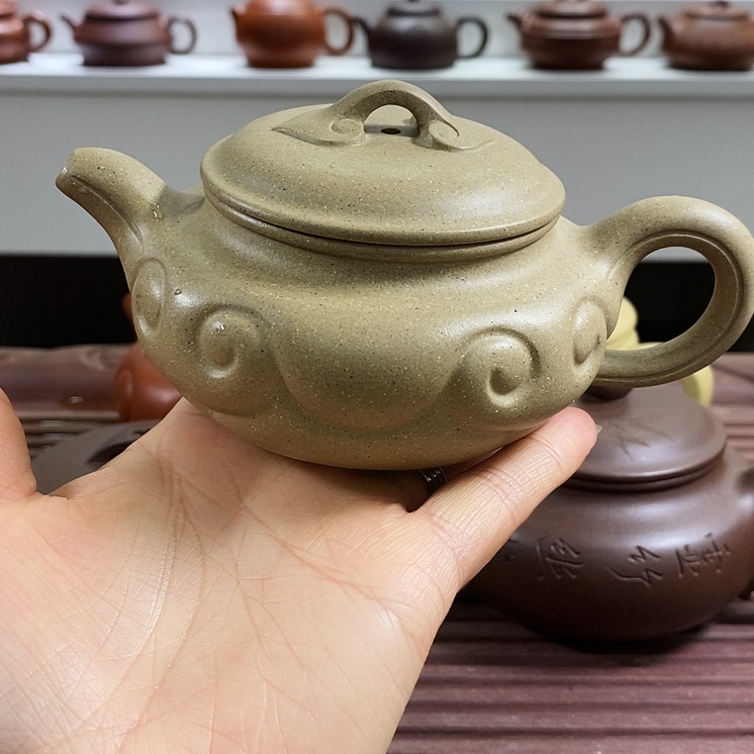 紫砂茶壶大*李原矿紫砂工艺