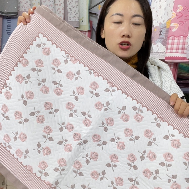 棉特价咖色玫瑰花