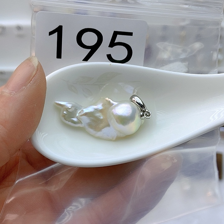 淡水珍珠颈饰银S925镶嵌