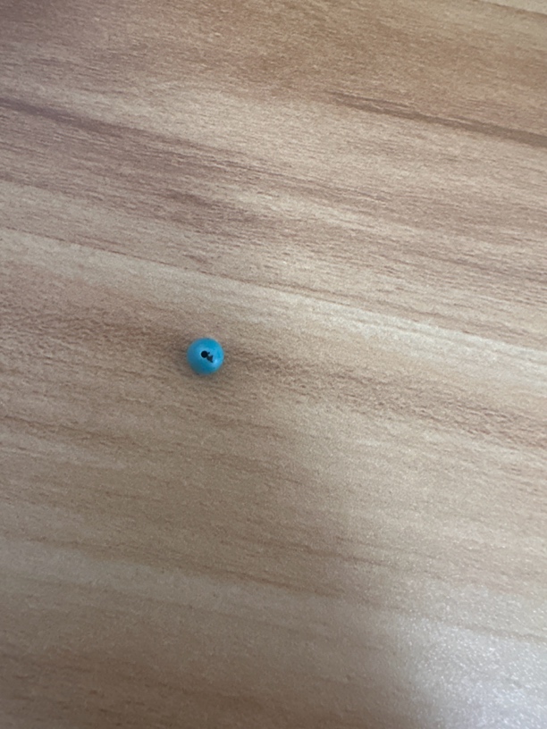 天然绿松石单珠圆珠