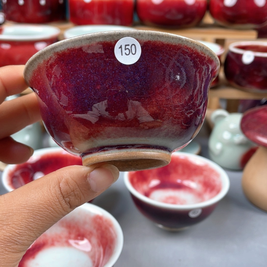 瓷片纯手工制作……微微瑕