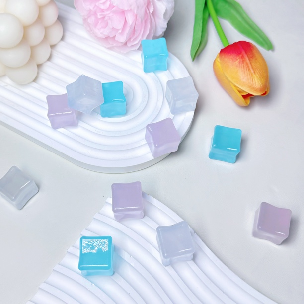 【海盐樱花千金补拍】可插队1.8cm冰块  夜光手工潮玩卡通diy