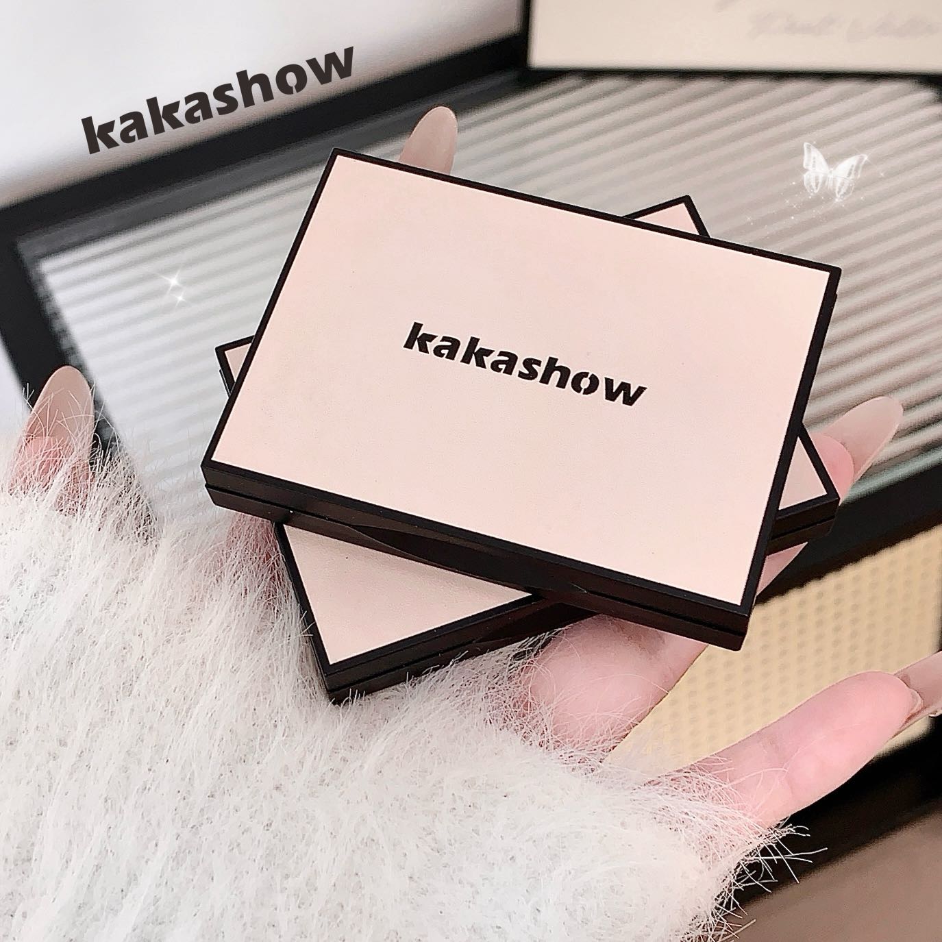 kakashow光影细腻三色修容盘三色一体高光阴影盘