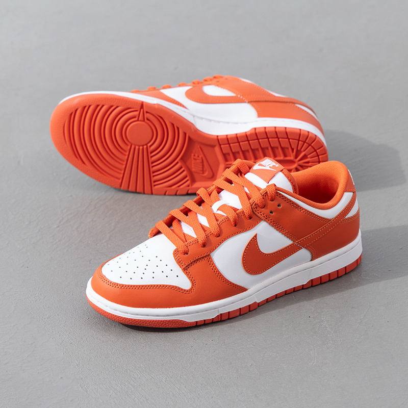 Nike耐克男鞋春秋新款DUNK白橙低帮复古休闲运动鞋板鞋DV0833-114