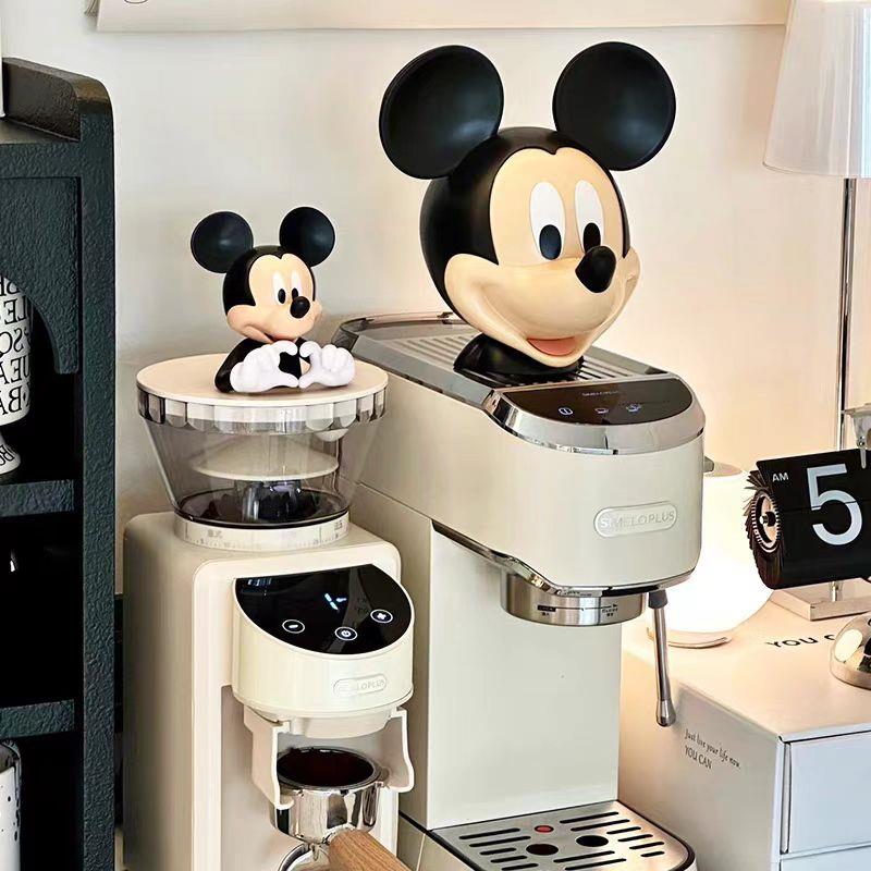 2025年新款米奇头存钱罐咖啡茶吧机创意唐老鸭店面装饰可爱小摆件