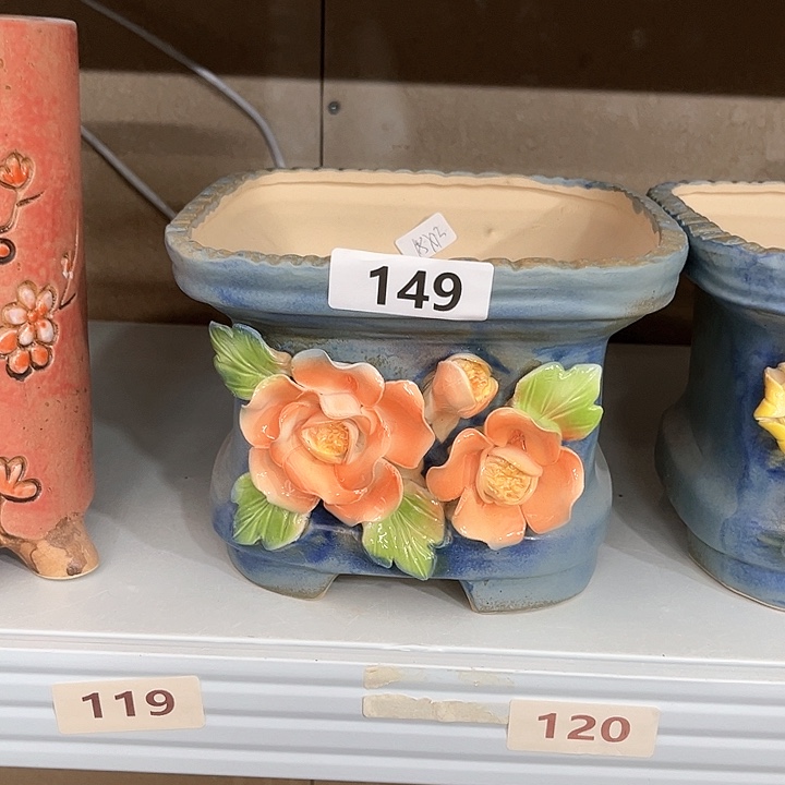 紫砂花盆粗陶材质多肉花盆