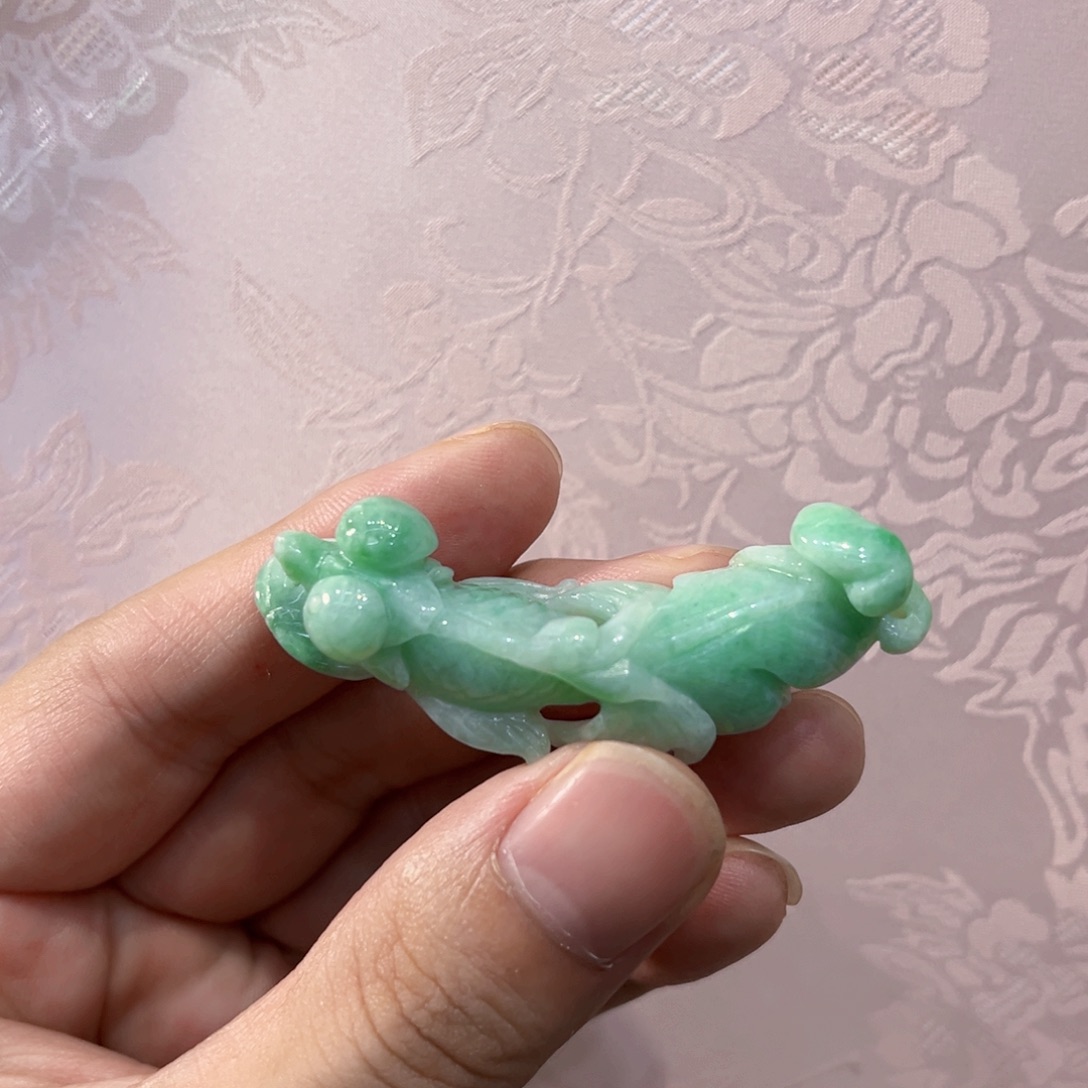 翡翠合金吊坠(赠链)代编织