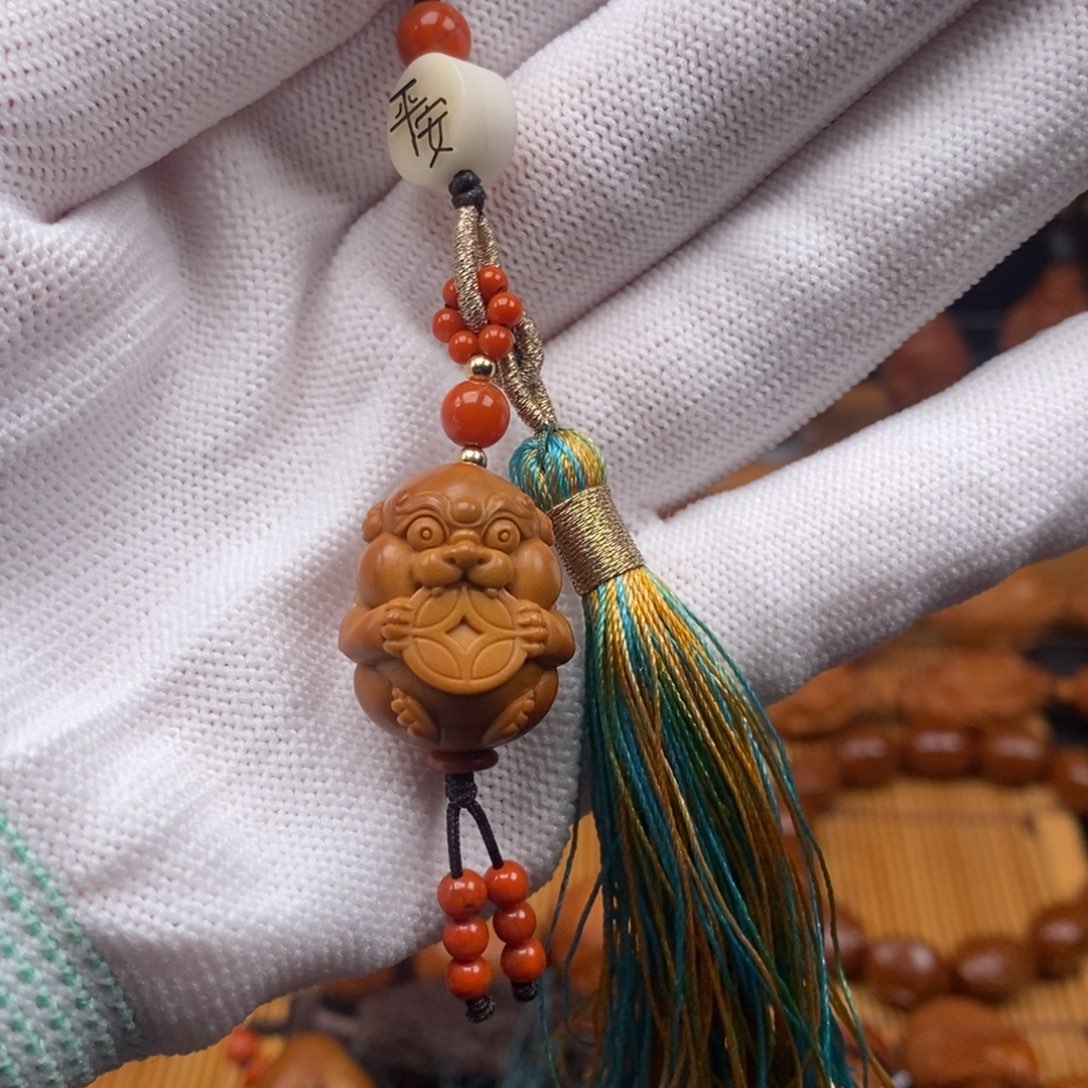 橄榄核吊坠一辰老师小貔貅