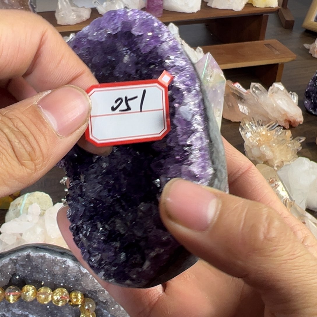 紫晶天然水晶，默认微瑕银S925镶嵌