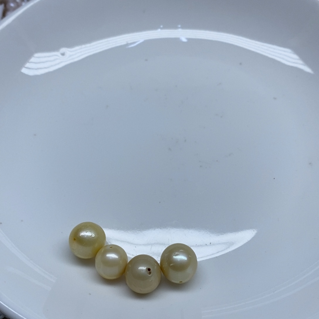 海水珍珠颈饰未镶嵌发4个