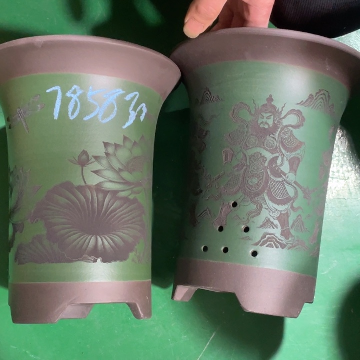 m***中紫砂花盆微瑕大号