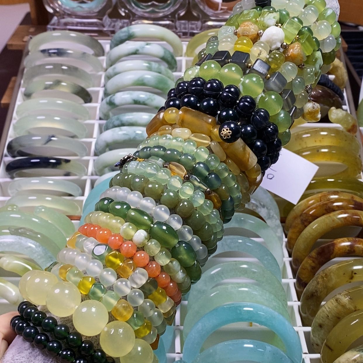 【闪购商品】蛇纹石玉手镯未镶嵌多样选择，直播间选款 特价福利