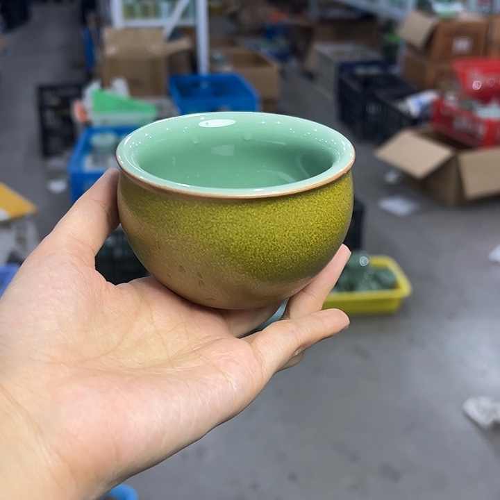 龙泉云间青瓷小米茶器