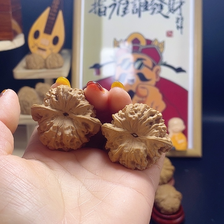 文玩核桃把件官帽