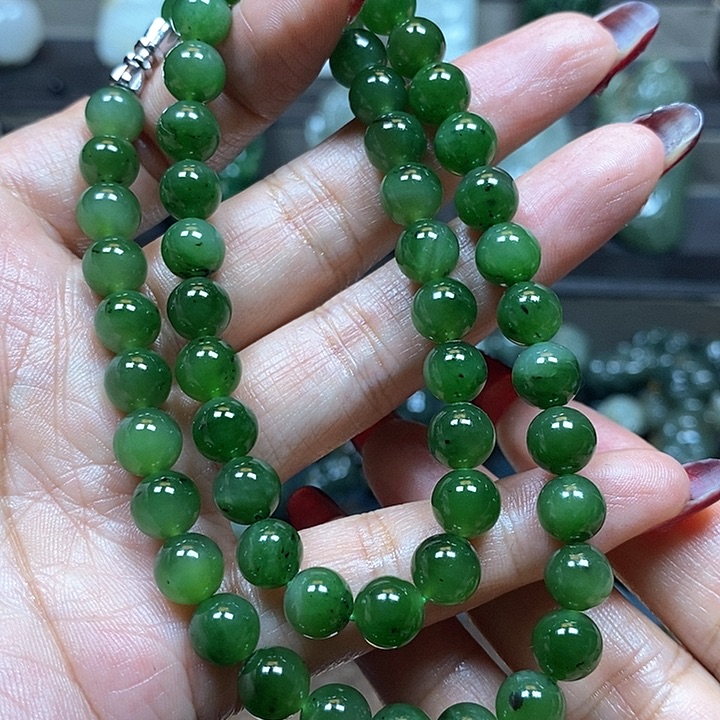 和田玉手串未镶嵌