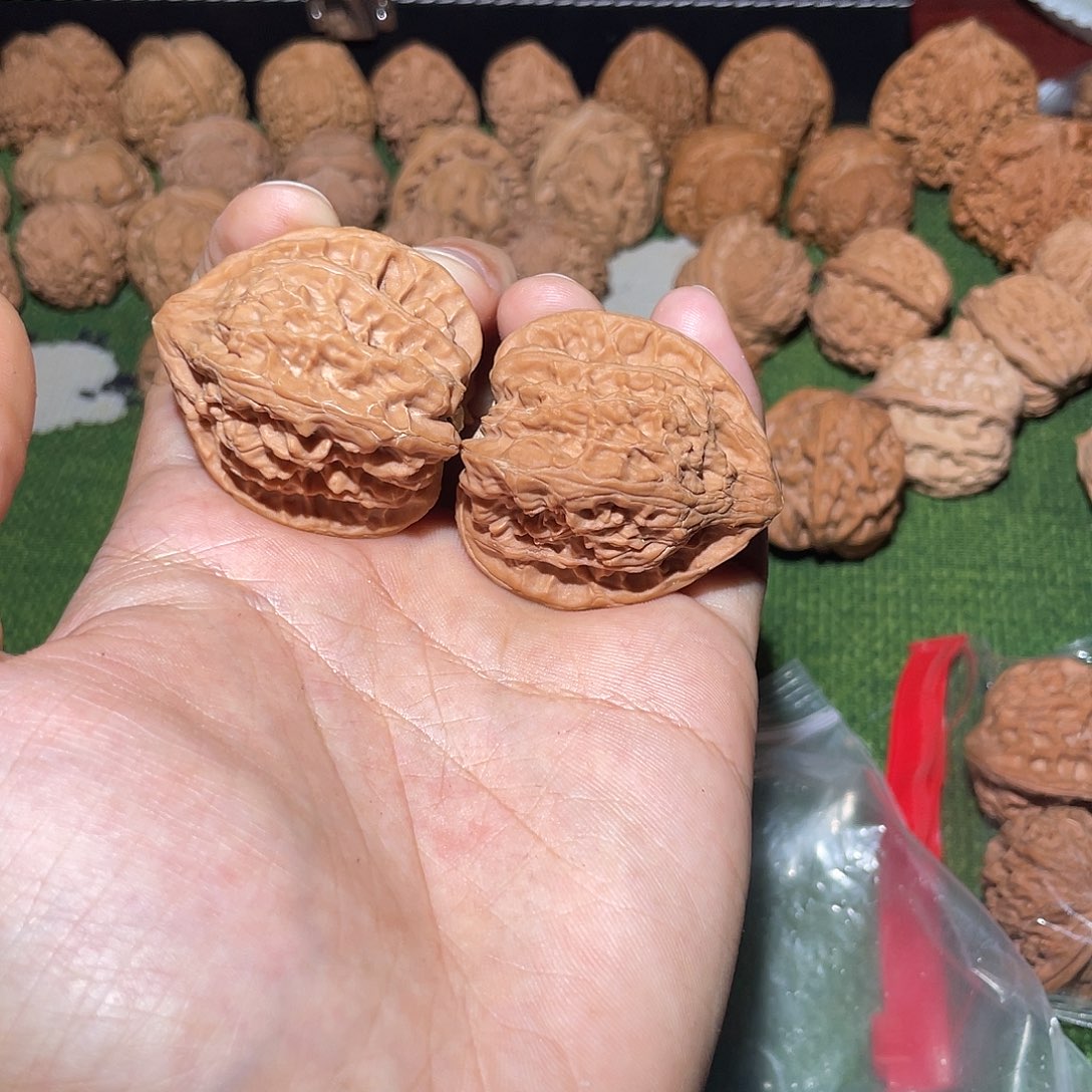 把件文玩核桃40全品火焰马蹄