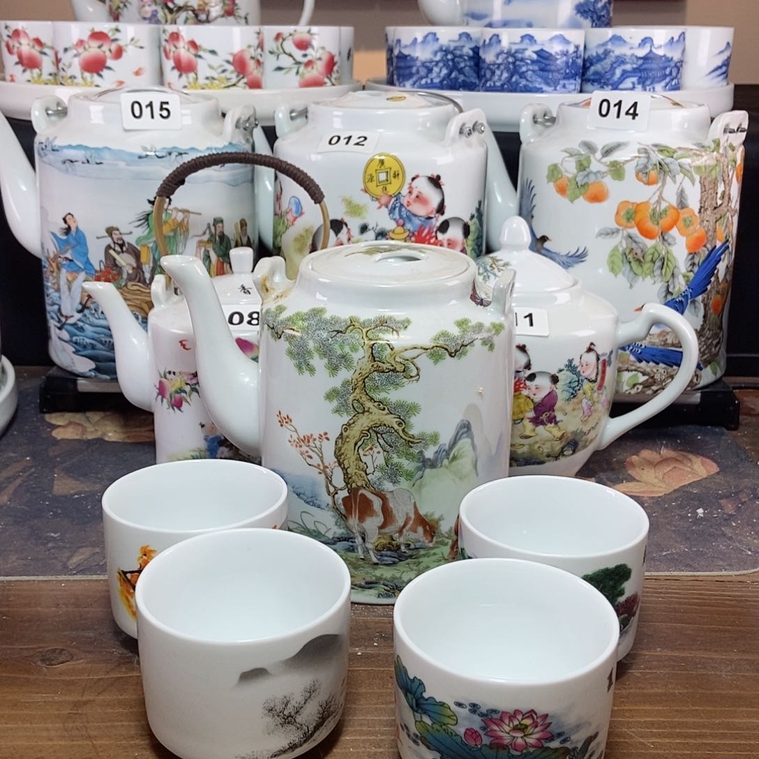 壶天道酬勤两斤➕春夏秋冬杯子