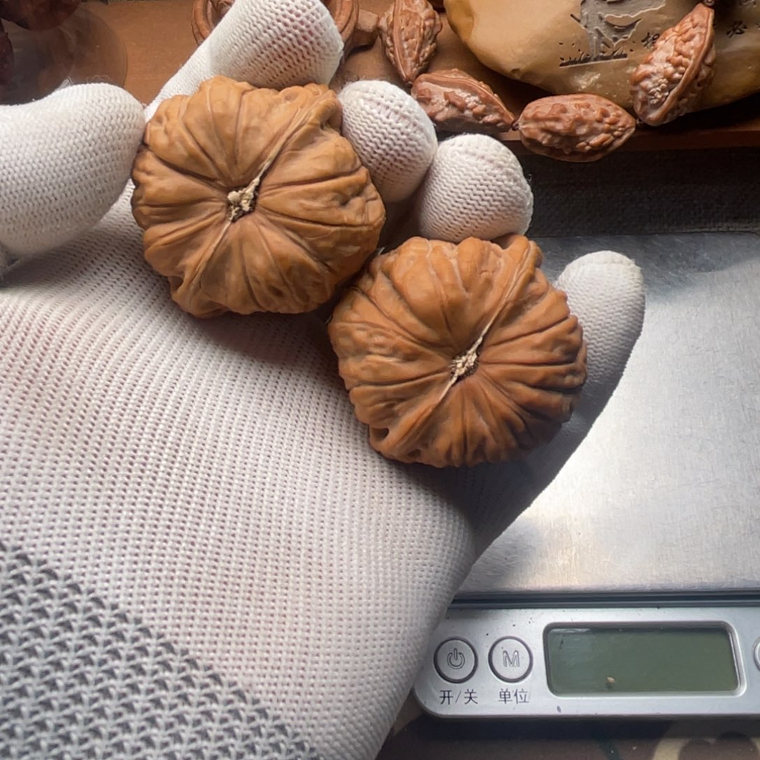 明****文玩核桃吊坠南瓜墩