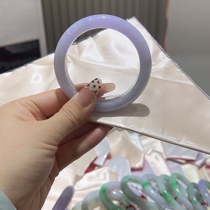 翡翠未镶嵌手镯天然翡翠手镯