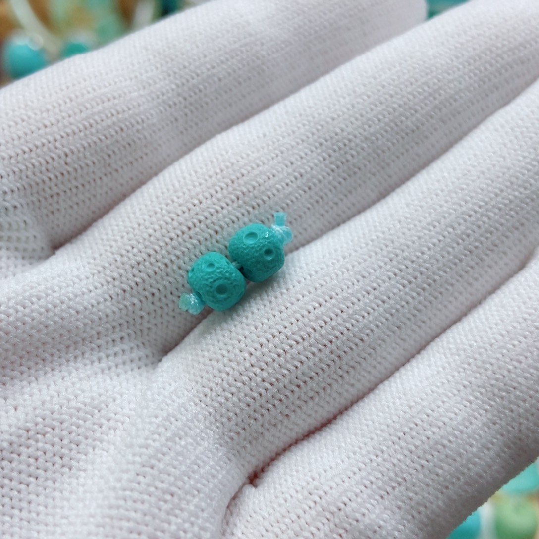 绿松石未镶嵌珠子6mm