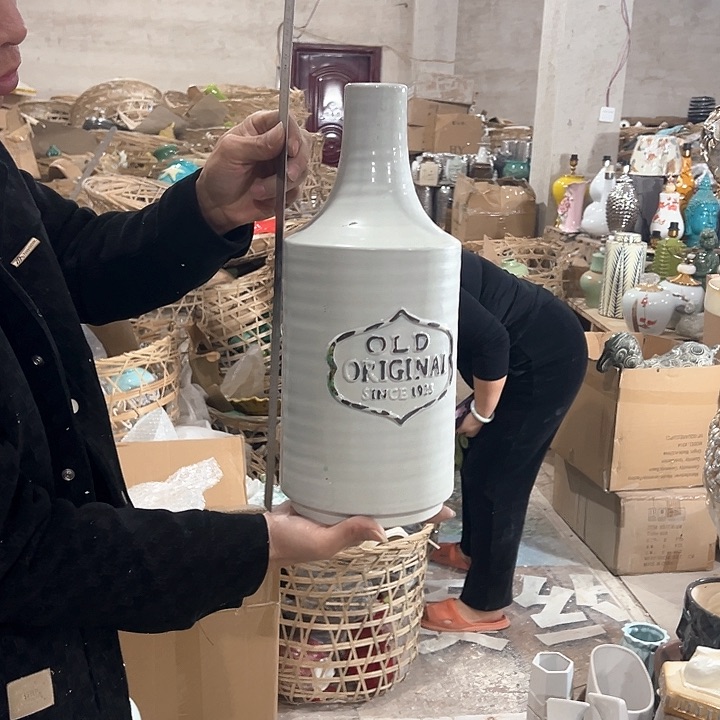 瓶高度39厘米口径4厘米微瑕捡漏