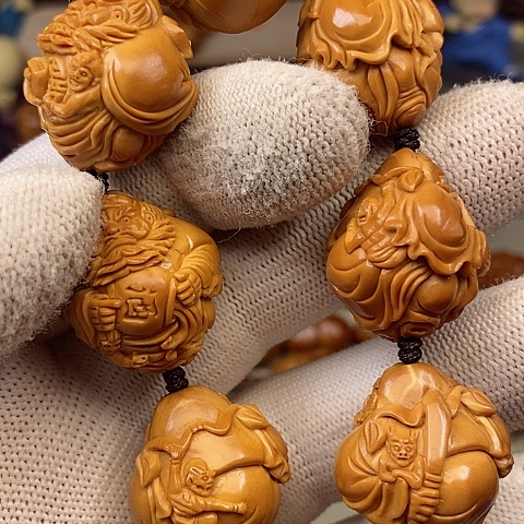 橄榄核手串/手链心***长橄榄核钟馗