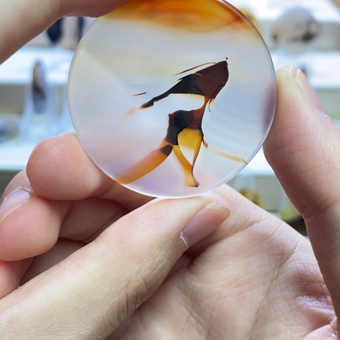 玛瑙/玉髓未镶嵌吊坠(不含链)