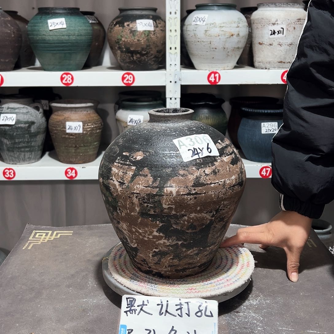 红陶23花6口无孔备注