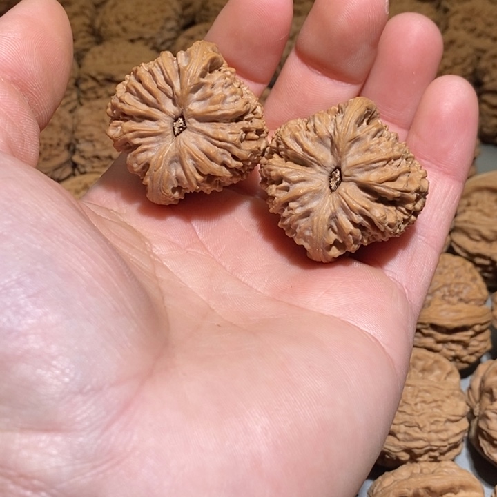 用***4文玩核桃吊坠三角炮南疆石