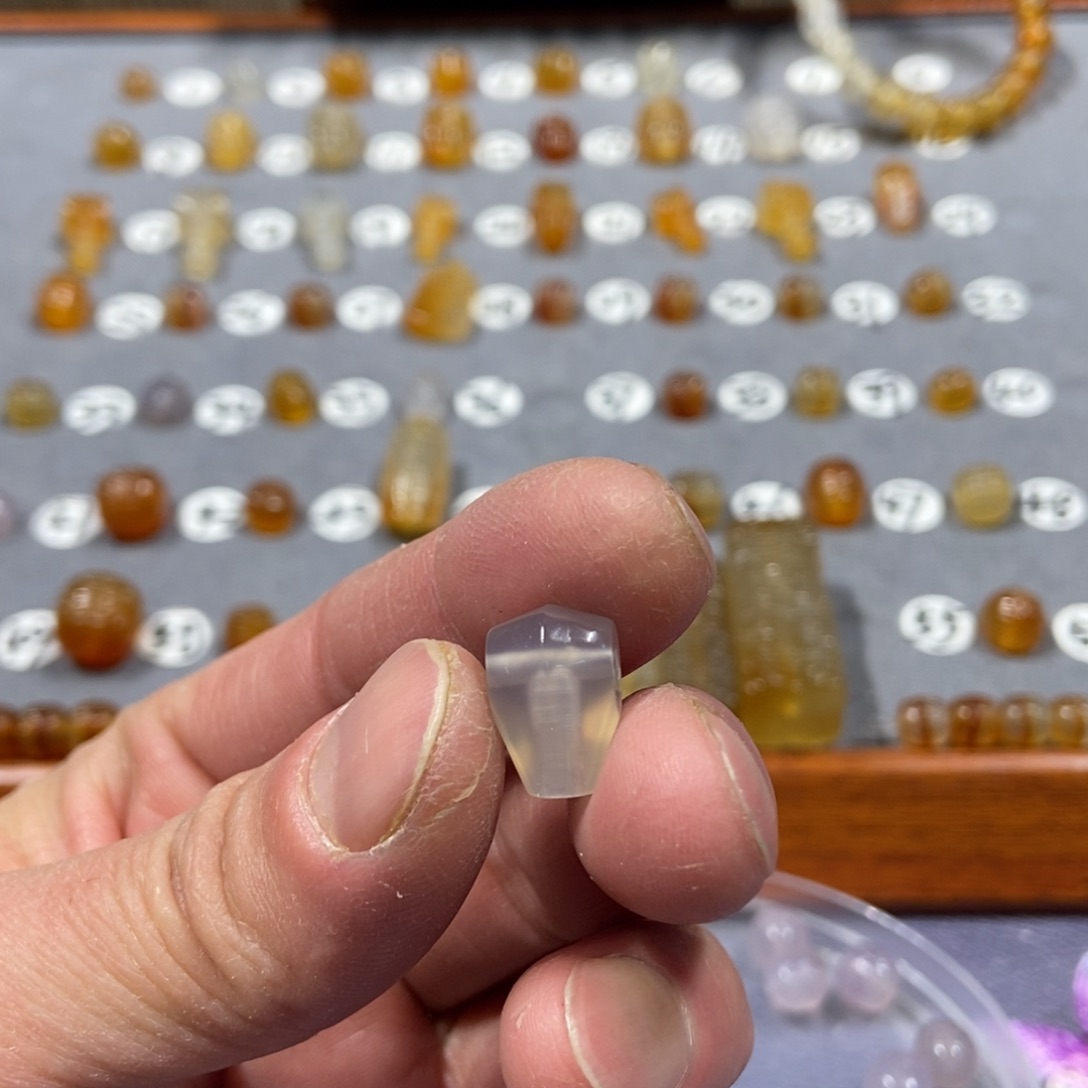 福***多玛瑙/玉髓合金颈饰三通