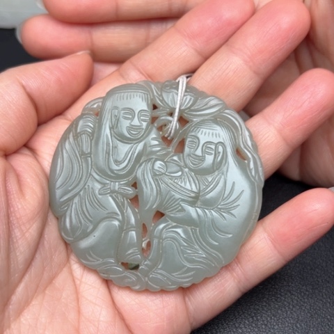 和田玉挂件未镶嵌乾**嘉