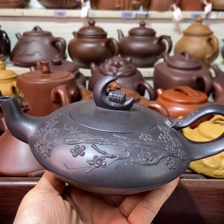 茶壶紫砂微瑕处理一把