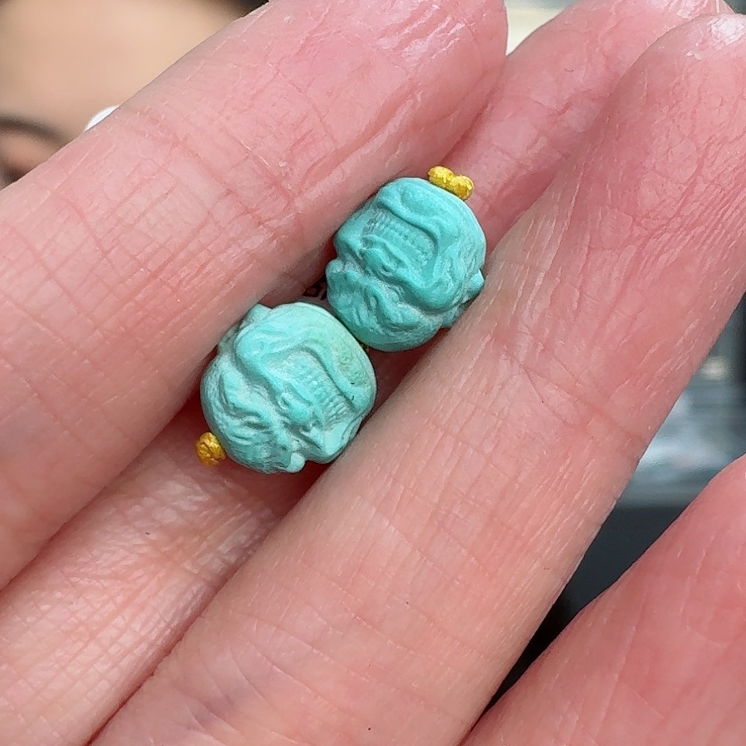 绿松石珠宝奇石未镶嵌