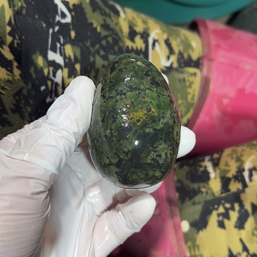 未镶嵌蛇纹石玉西藏藏玉药王石碳****命