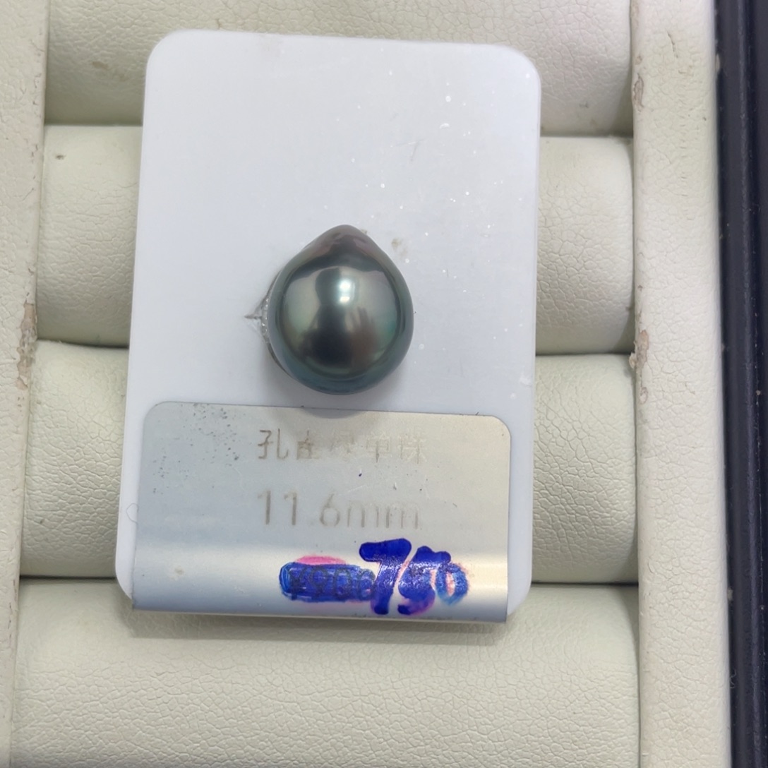 海水珍珠裸珠11.6mm巴洛克大溪地