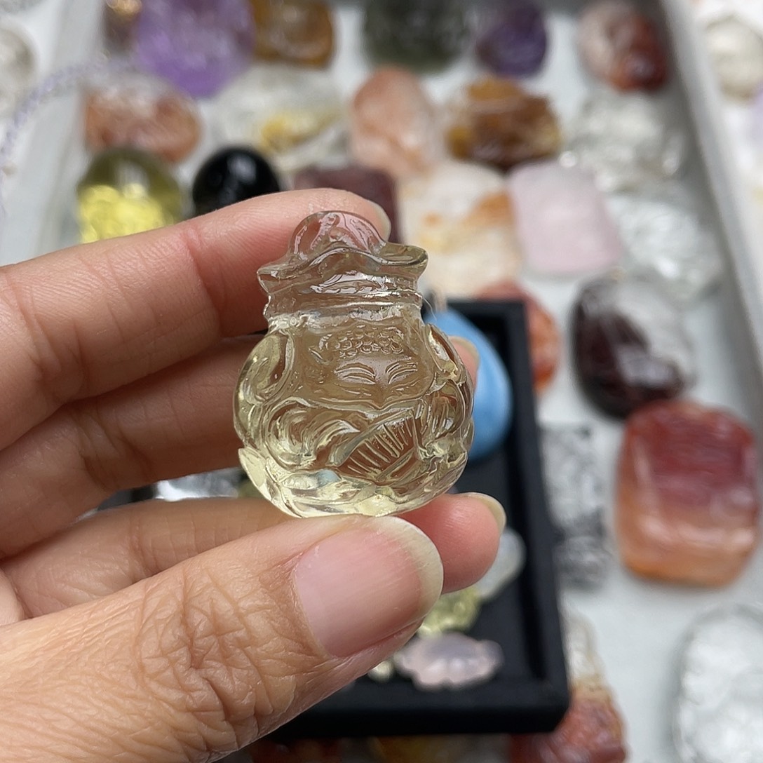 吊坠(不含链)未镶嵌水晶喜**_