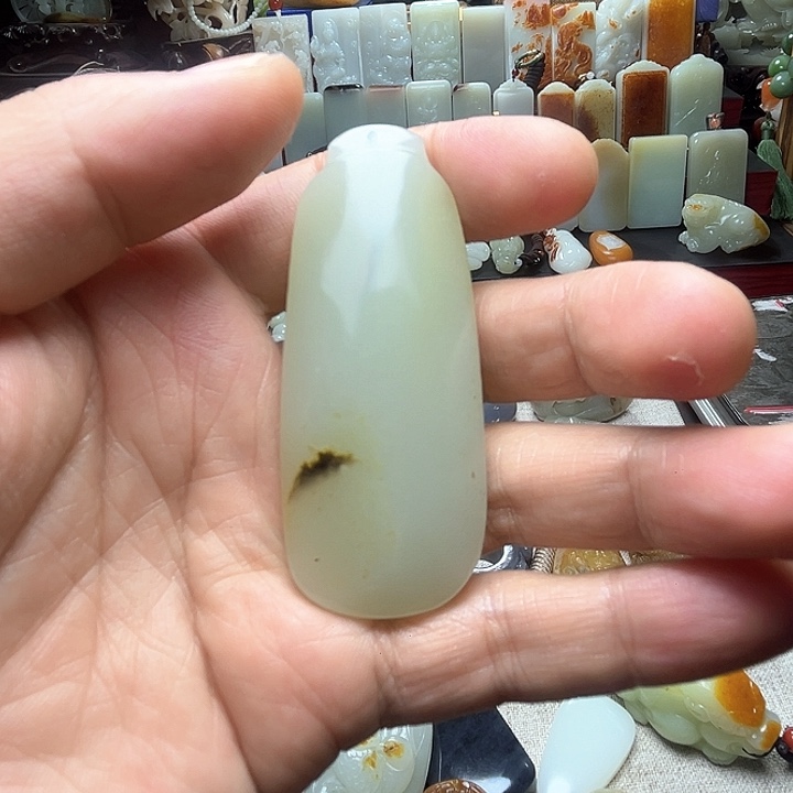 和田玉挂件未镶嵌梓*