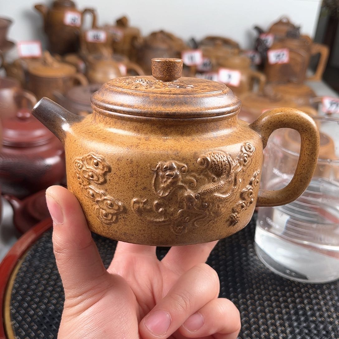 紫泥茶壶宜兴紫砂
