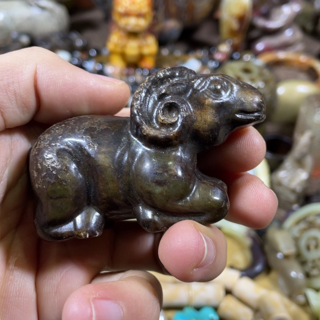 和田玉未镶嵌吊坠(不含链)