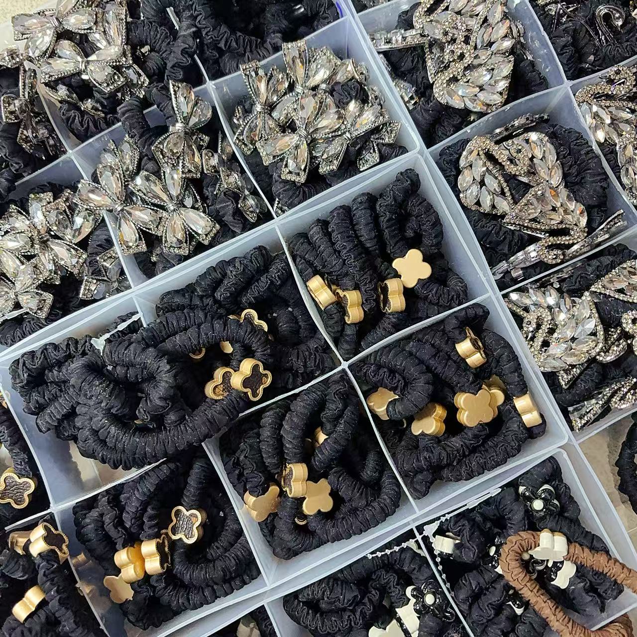 女士成人发圈头绳饰品橡皮筋扎头发马尾皮筋圈7根