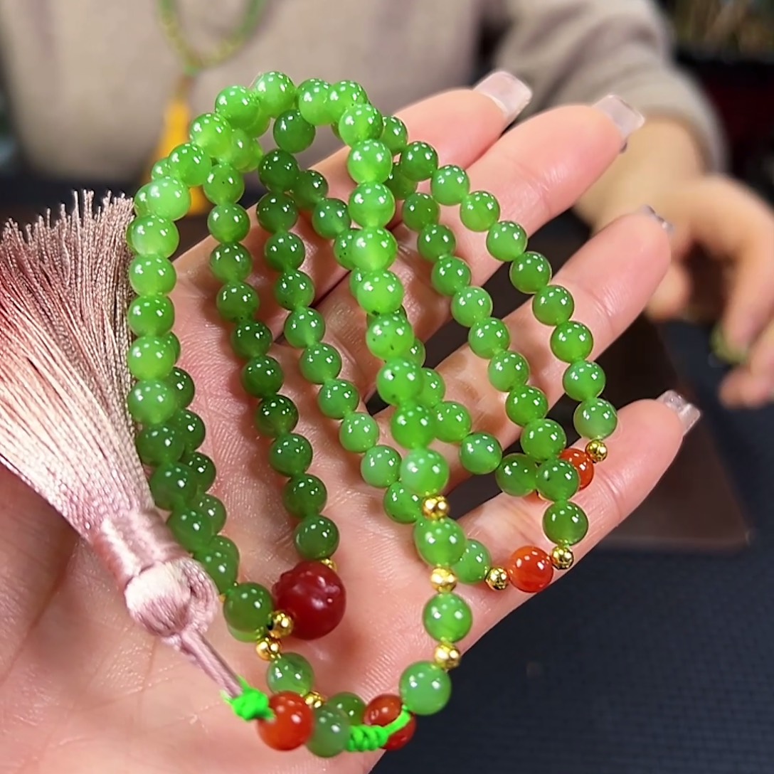 和田玉（碧玉）未镶嵌颈饰卡6