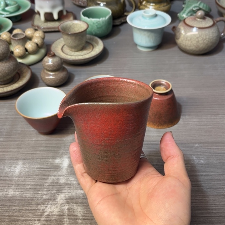 周有斌 枫林醉影 公道杯