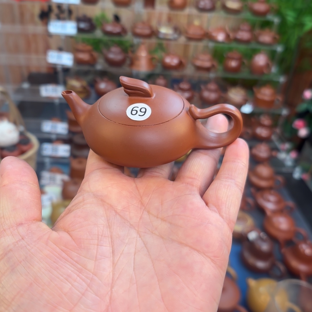 朱泥茶壶༄***海朱泥茶壶40C