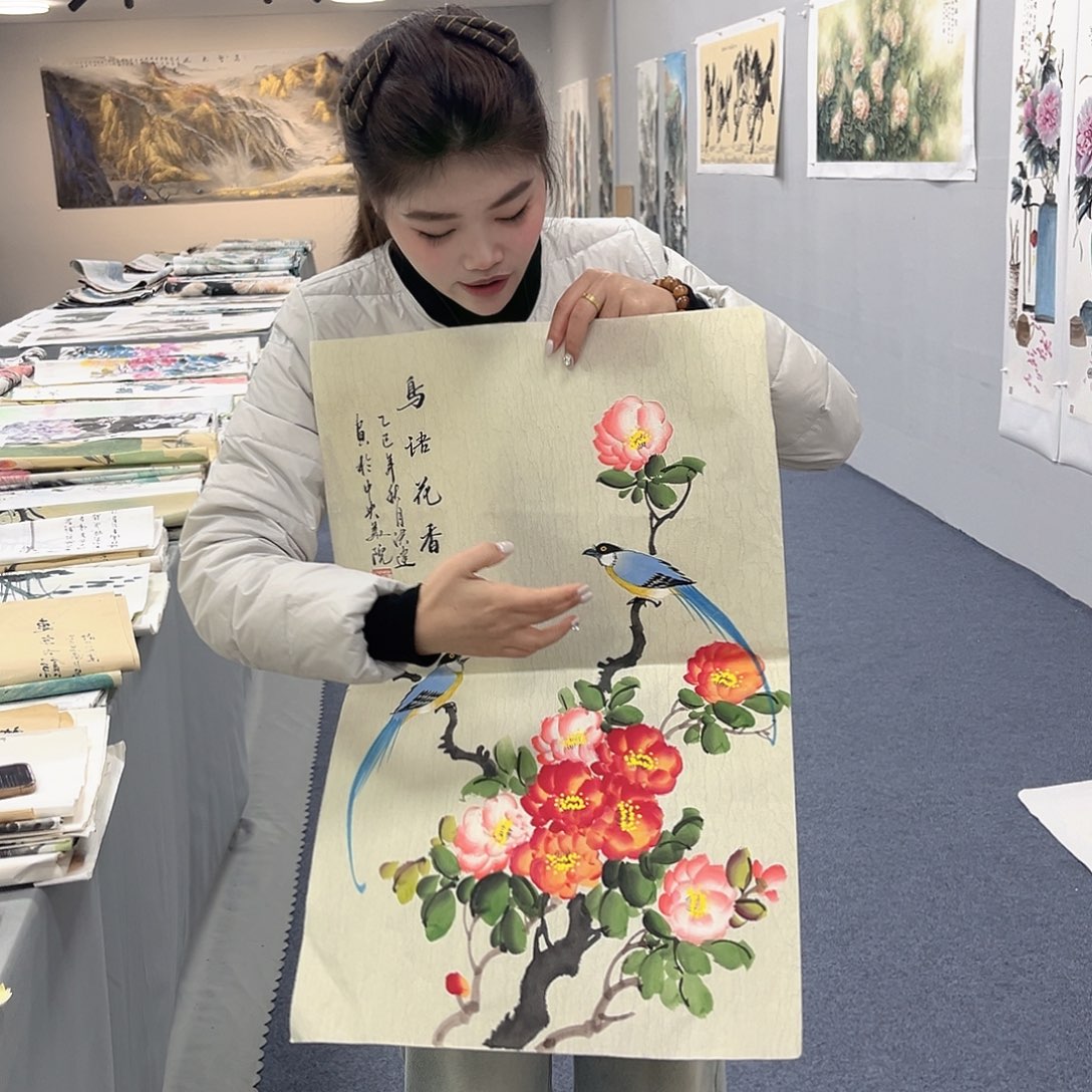 国画国画作品纯手绘作品