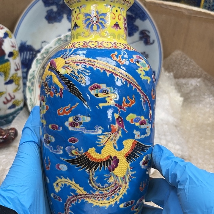 瓷片瓷器摆件 瓷器摆件