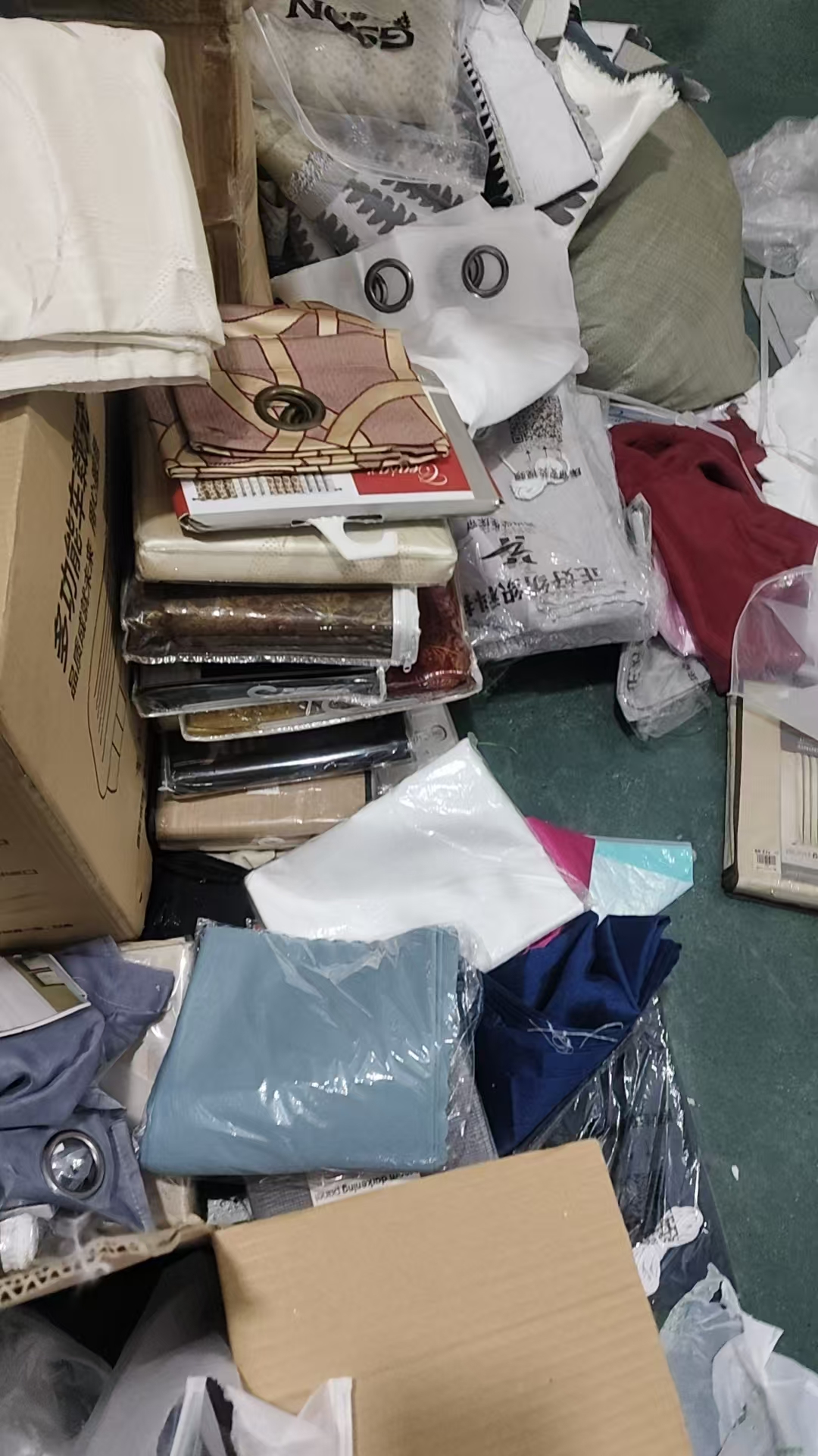 瑕疵多色窗纱感窗帘任意发2片