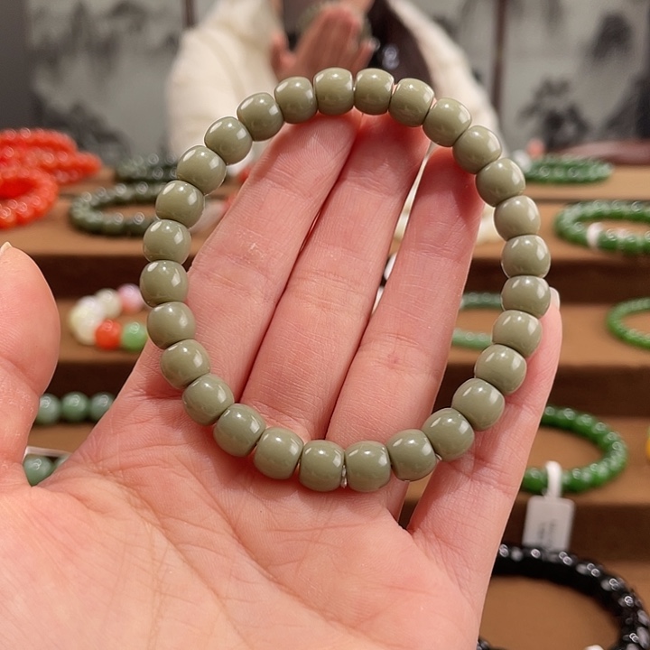 和田玉未镶嵌手链