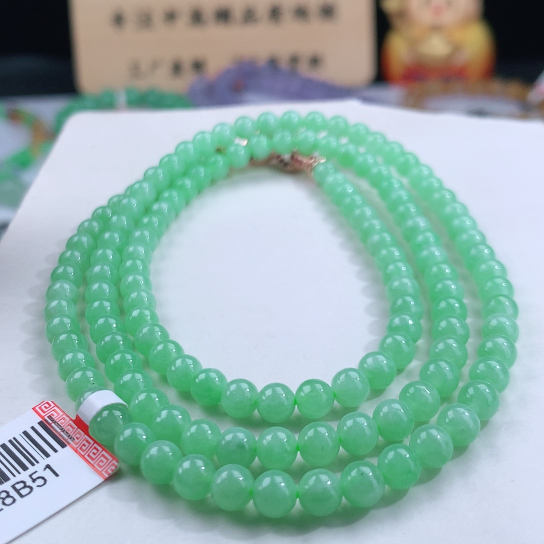 翡翠耳饰未镶嵌卡4.7