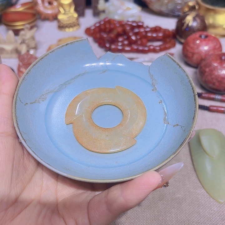 茶盏摆件等福利放漏摆件等