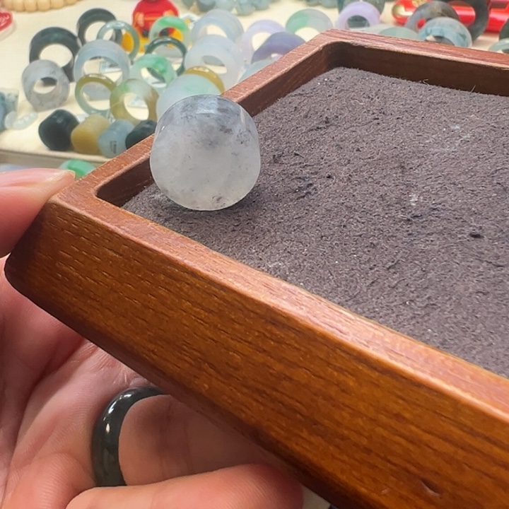 定制翡翠未镶嵌翡翠平安扣